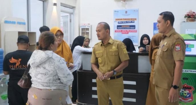 Sidak Disdukcapil, Wali Kota Tanjungbalai Ingatkan Petugas Jangan Persulit Urusan Administrasi Warga