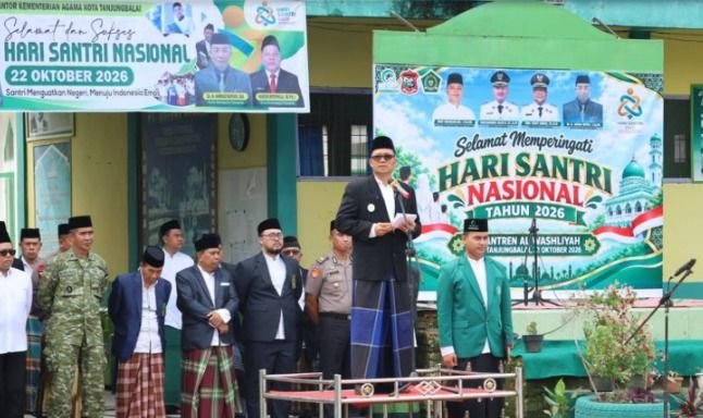 Hari Santri Nasional 2026, Wakil Wali Kota Tanjungbalai Ajak Santri Berkontribusi Menuju Indonesia Emas