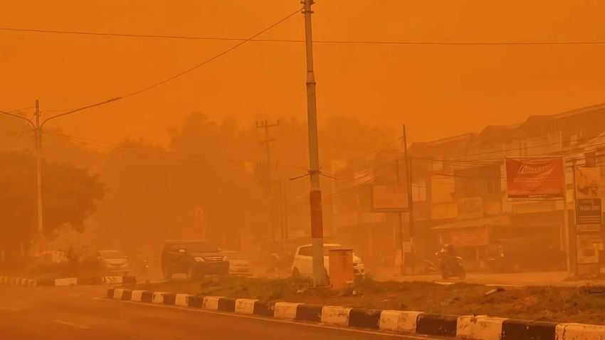 Dampak Karhutla: Jambi Jadi Kota dengan Kualitas Udara Terburuk di Dunia, PM2.5 Palangka Raya Melonjak
