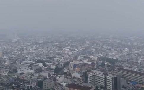 Kualitas Udara Medan Tidak Sehat, Dinkes Imbau Warga Pakai Masker dan Kurangi Aktivitas di Luar