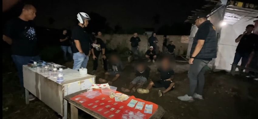 Gerebek Jermal 12, Polrestabes Medan Bakar 2 Markas Barang Haram dan Diciduk 3 Orang