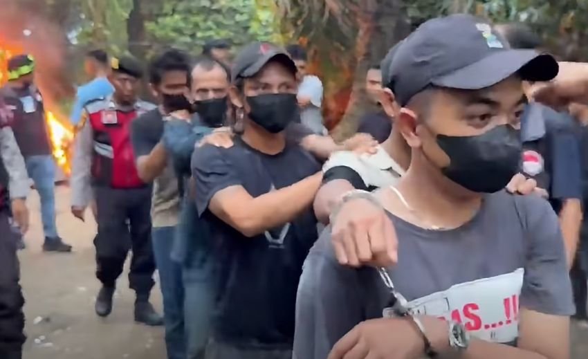 Polisi Gerebek 3 Lokasi Diduga Sarang Narkoba di Tanjung Morawa, 7 Orang Positif Sabu