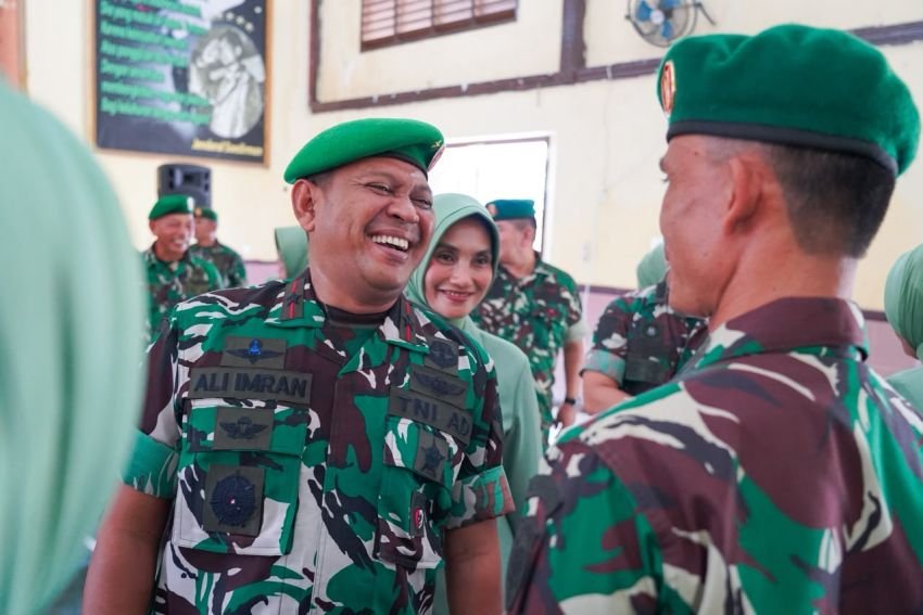 Kenaikan Pangkat Prajurit Korem 011/Lilawangsa, Brigjen Ali Imran Beri Pesan: Tanggung Jawab Makin Besar