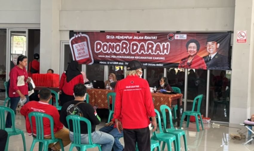 PDI Perjuangan Jakarta Timur Luncurkan Program Donor Darah Keliling, Targetkan 5 Juta CC per Tahun