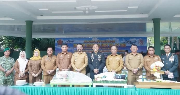 HUT ke-81 TNI di Labuhanbatu, Bupati Fery: Bersama Rakyat Kita Jaga Daerah Tetap Aman