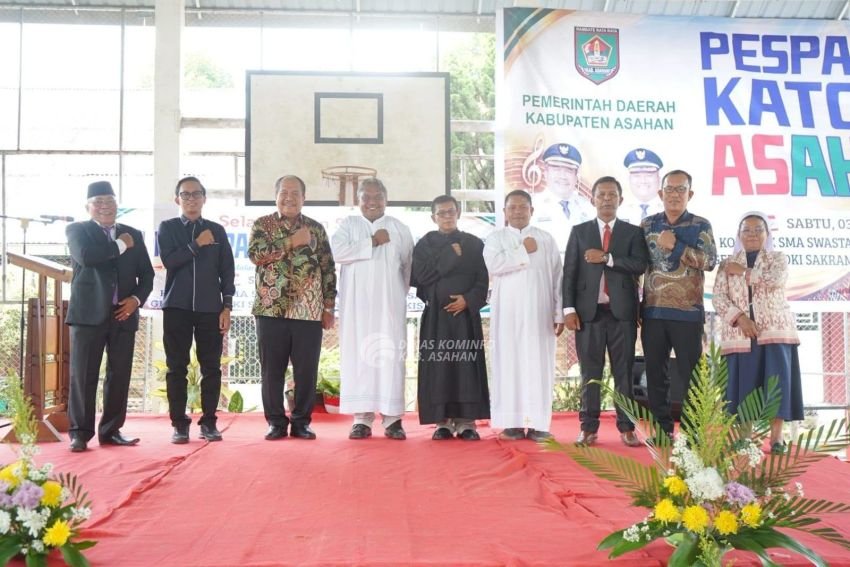 Pesparani Katolik Asahan 2026 Resmi Dibuka, Bupati Taufik Ajak Rawat Toleransi: Perbedaan Justru Hasilkan Harmoni yang Indah