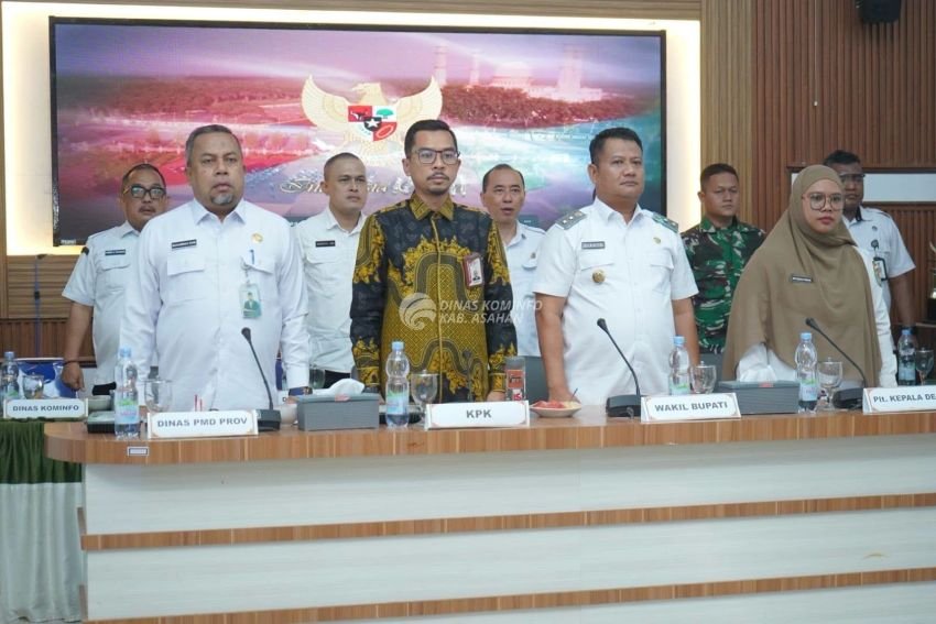 KPK Turun ke Asahan, Desa Ledong Barat Jalani Penilaian Desa Percontohan Antikorupsi 2026
