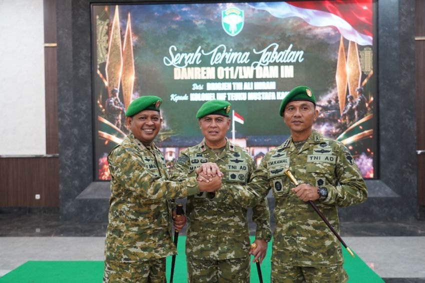 Dua Putra Aceh dari Kopassus Pegang Jabatan Strategis di Kodam Iskandar Muda: Ali Imran Jadi Kasdam, Teuku Mustafa Kamal Pimpin Korem 011/Lilawangsa