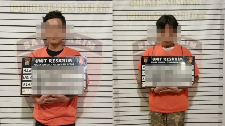 Polisi Tangkap 2 Pria Pencuri 7 Kursi Besi Gereja HKBP di Deli Serdang, 1 Pelaku Diburu