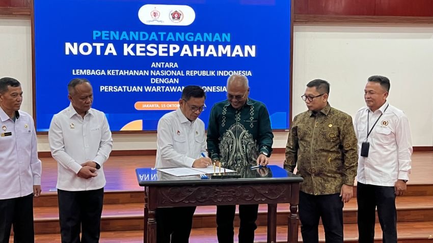 PWI dan Lemhannas Perkuat Kerja Sama, Bekali Wartawan Wawasan Kebangsaan Hadapi Tantangan Zaman