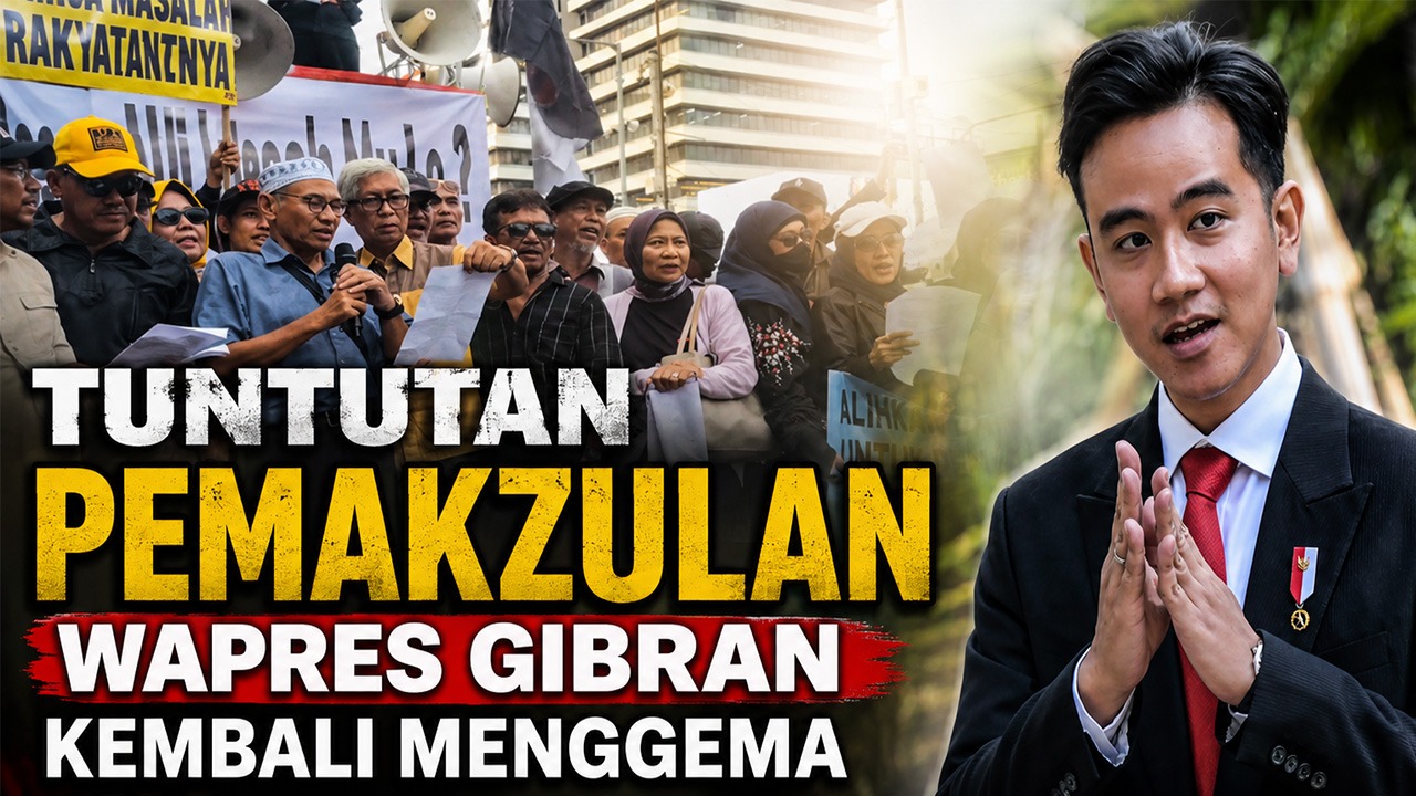 MUNCUL LAGI! Gelegar Desakan Proses Pemakzulan Wapres Gibran Kembali Disuarakan