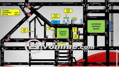 Pengalihan Arus Lalu Lintas Kota Medan Dalam Rangka Pergantian Tahun Baru