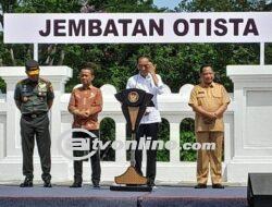 Presiden Jokowi Resmikan Jembatan Otista Kota Bogor