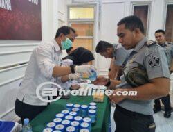 Gandeng BNN Kabupaten Batubara, Lapas Kelas IIA Labuhan Ruku Kanwil Kemenkumham Sumut Laksanakan Tes Urine