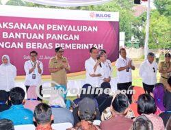 Presiden Jokowi Tinjau Langsung Penyaluran Bantuan Pangan di Salatiga