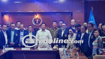 Sambutan Prabowo Dalam Acara Dialog Dengan PWI