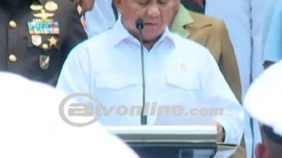 Sambutan  Prabowo di Peresmian Main Hall Akademi Militer Magelang