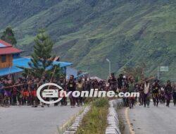 Bentrokan Antar Pendukung Caleg di Puncak Jaya Papua Sebabkan 62 Orang Terluka