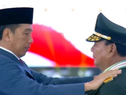 Presiden Jokowi Ucapkan Selamat Pada Jenderal Prabowo Subianto