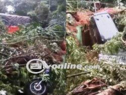 Sejumlah Kenderaan dan Rumah Tertimbun Longsor di Jalan Sibolga-Tarutung