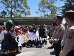 Polres Humbahas berhasil Amankan Aksi Unjuk Rasa Lembaga Adat Siria-ria