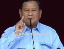 Prabowo Sampaikan Visi Dan Misi di Debat Final Capres, Janji Bangun 3 Juta Rumah