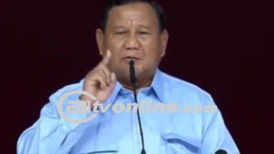 Prabowo Sampaikan Visi Dan Misi di Debat Final Capres, Janji Bangun 3 Juta Rumah