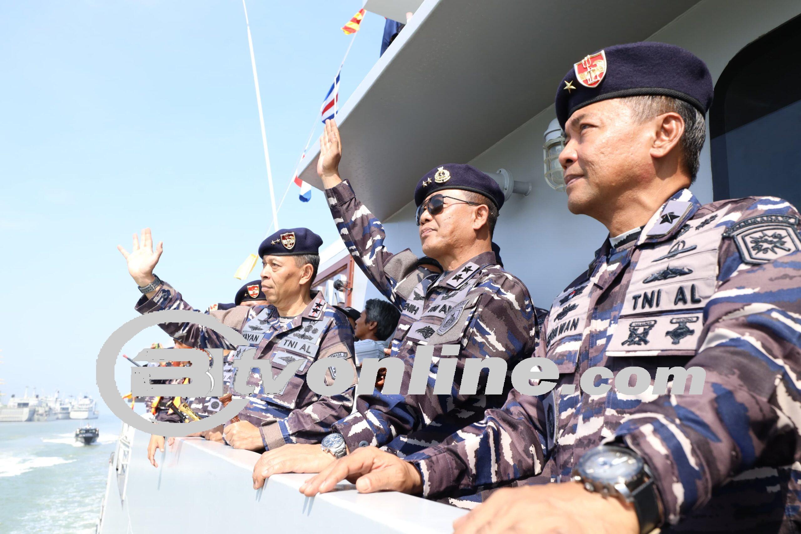 Pangkoarmada I Berpamitan Dengan Inspeksi Kapal Perang, Serah Terima ...