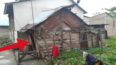 Rumah Warga Jalan Solo Desa Suka Maju Sangat Memperhatinkan,Di Duga Pemkab Batu Bara Tutup Mata.