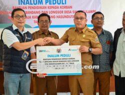 PT Inalum Serahkan Bantuan Pendidikan Pasca Banjir dan Longsor di Simangulampe Baktiraja