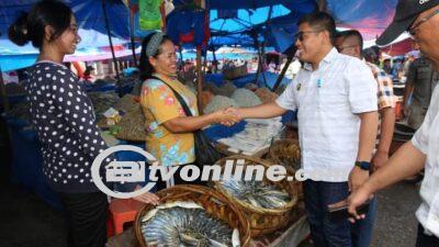 “Tekan Inflasi” Pj Bupati Tapanuli Utara Melakukan Sidak Pasar