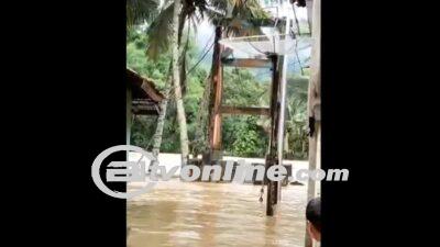 Banjir Bandang Terjang Muratara,17 Rumah Hanyut, 3 Jembatan Putus