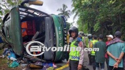 Tragedi Kecelakaan Bus di Sumbar, Satu Meninggal Dunia dan Puluhan Luka-luka