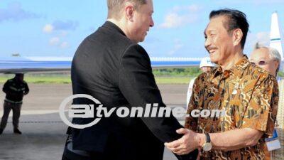 Elon Musk Tiba di Bali untuk Resmikan Starlink di Indonesia