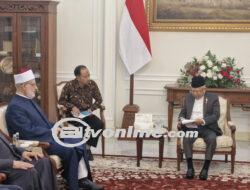 Ma’ruf Amin Sambut Hangat Kunjungan Wakil Grand Syekh Al-Azhar ke Indonesia