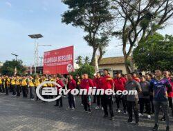 Lapas Labuhan Ruku Kanwil Kemenkumham Sumatera Utara Menghadiri Rangkaian Kegiatan Menjelang HUT Bhayangkara ke-78