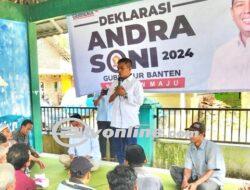 Ketua DPRD Banten Andra Soni Minta Pemprov Banten Bantu Petani di Depan Warga Pandeglang