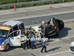 Tragis! Kecelakaan Maut di Tol Semarang-Batang, 4 Orang Tewas!