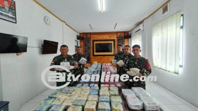 Satgas TNI Gagalkan Penyelundupan 35,9 Kg Sabu dan Ribuan Ekstasi di Perbatasan RI dan Malaysia