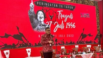 Hasto Sebut PDIP Tak Bisa Diperlakukan Sembarangan, Peringati Peristiwa Kudatuli