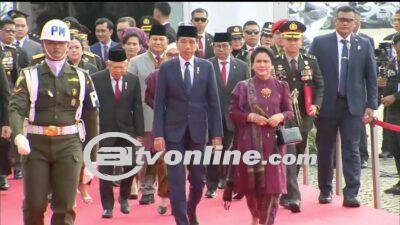 Prabowo Subianto, Pasca Operasi, Hadiri HUT Bhayangkara ke-78 di Monas Bersama Jokowi