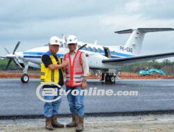 Menteri Perhubungan dan PUPR Saksi Uji Coba Runway Bandara IKN