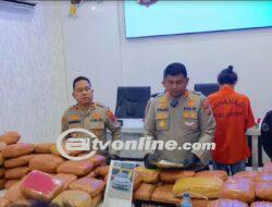 Polres Mandailing Natal Gagalkan Peredaran 154 Kg Ganja Menuju Sumatera Barat