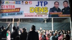 Paslon Bupati Taput JTP-DENS Hadiri Undangan Tim Pemenangan Kec.Pahae Julu