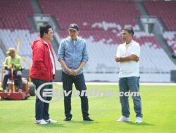 Erick Thohir Tinjau Stadion Utama Gelora Bung Karno Jelang Laga Timnas Indonesia vs Australia