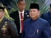 Siap Dilantik Sebagai Presiden RI, Prabowo Tiba di DPR dengan Beskap Betawi