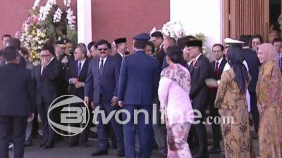 Menteri Kabinet Indonesia Maju Sambut Pulang Jokowi di Lanud Halim Perdanakusuma