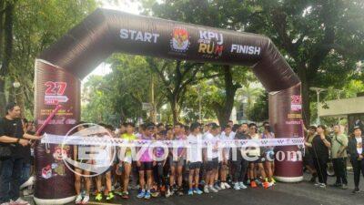 KPU Sumut Gelar KPU RUN Serentak di Tiga Kota, Gandeng Anak Muda Sosialisasi Pemilu