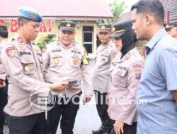 Polres Binjai Lakukan Pengecekan Dadakan Handphone Personel, Cegah Judi Online