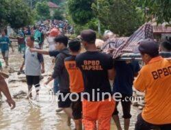 Banjir Bandang di Tapanuli Selatan, 1.160 Jiwa Terdampak dan Puluhan Rumah Rusak